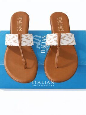 ITALIAN Shoemakers Womens Nikita Open Toe Casual Platform Sandals 9.5
